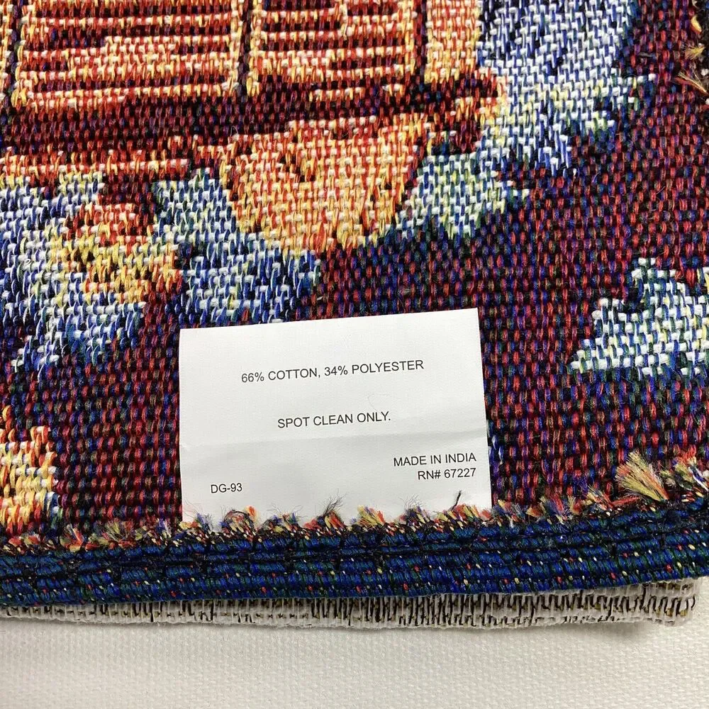 Perfect Harvest Fall Blue Truck Tapestry Table Runner 12.25 x 67